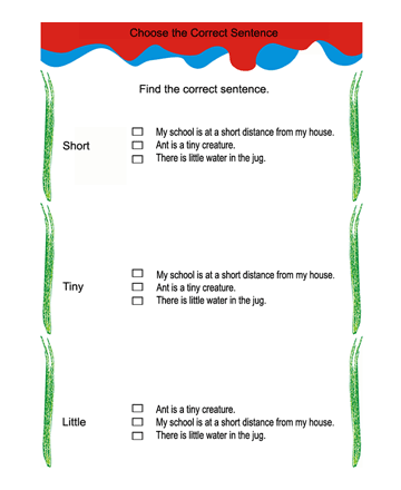 Correct Sentences 7 Sheet