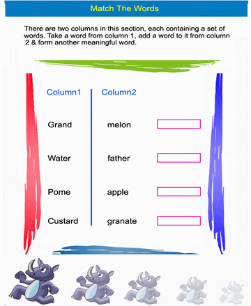Matching Words 39 Sheet