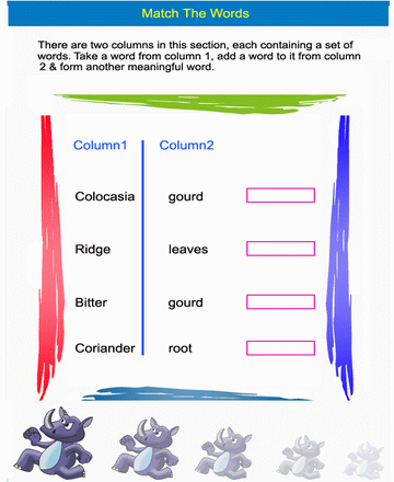 Matching Words 42 Sheet
