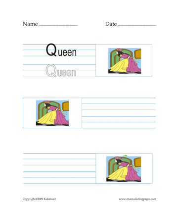 Queen Word Worksheet Sheet