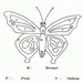 Drawing Dot To Dots Butterfly