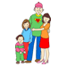 Family Coloring Pages