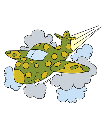 Aeroplane Speed Coloring Pages