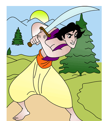 Aladdin Coloring Pages