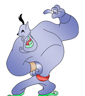 Genie Coloring Pages