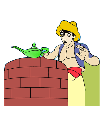 Aladdin And Magical Lamp Coloring Pages