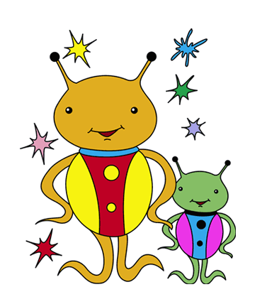 Space Aliens Coloring Pages