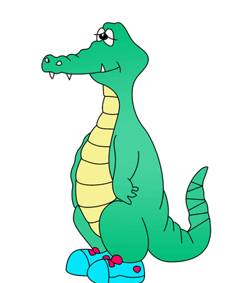 Dangerous Alligator Coloring Pages