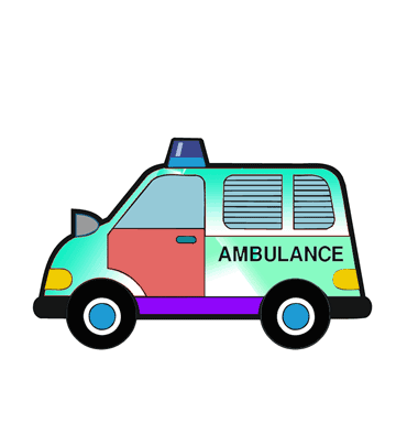 Ambulance Coloring Pages