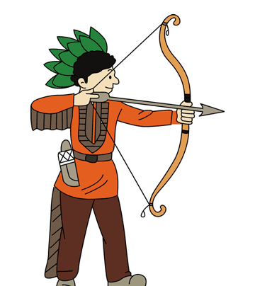 Perfact Archery Coloring Pages