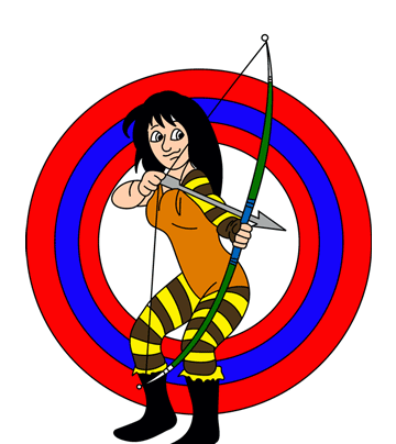 Archery Test Coloring Pages