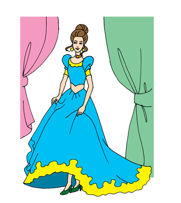 Barbie History Coloring Pages