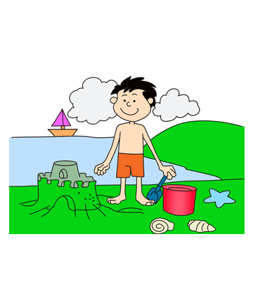 Sea Beach Coloring Pages