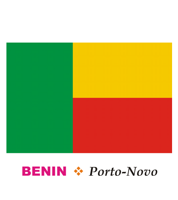 Benin Flag Coloring Pages