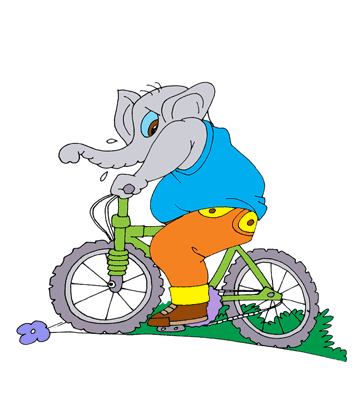 Mountain Bicycle Coloring Pages