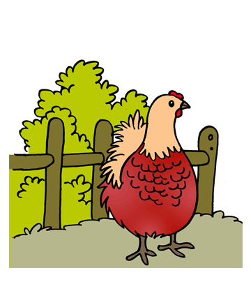 Hen 1 Coloring Pages