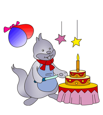 Birthday Cake Coloring Pages