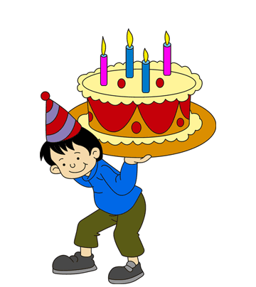 Kids Birthday Parties Coloring Pages