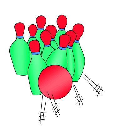 Ten Pin Bowling Coloring Pages