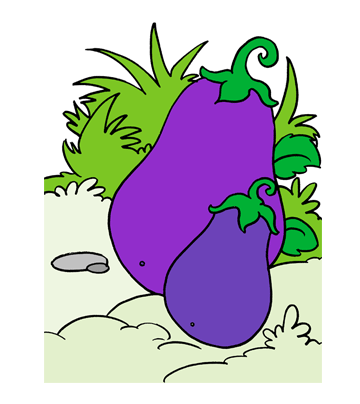 Brinjal1 Coloring Pages