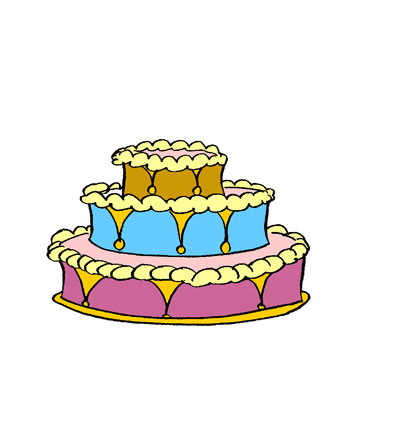 Cake Coloring Pages