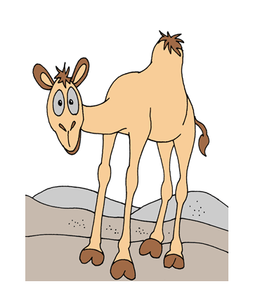 Camel Boots Coloring Pages