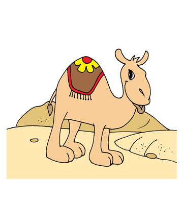 Camel Foot Coloring Pages