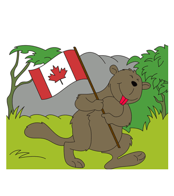 Day Pets Canada Coloring Pages
