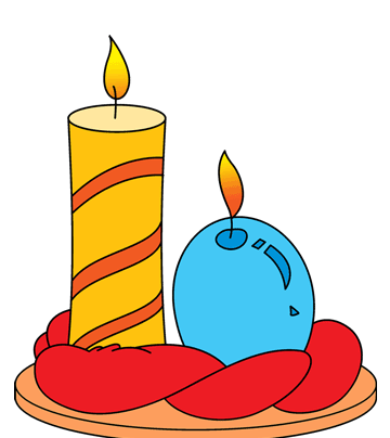Candle Burning Coloring Pages