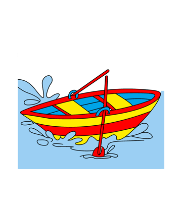 Canoe Coloring Pages