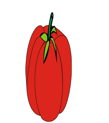 Capsicum Coloring Pages