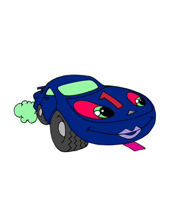 First Car Coloring Pages