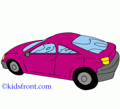 First Smart Car Coloring Pages