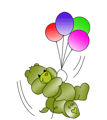 Birthday Bear Coloring Pages