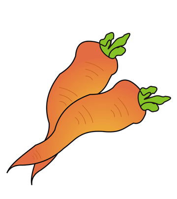 Carrot Coloring Pages