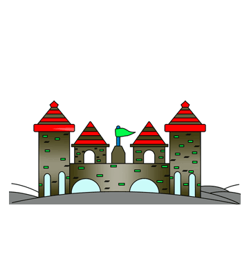 Royal Castle Coloring Pages