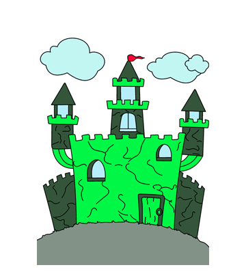 Old Castle Coloring Pages