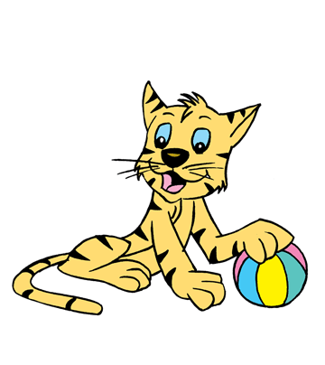 Domestic Cat Coloring Pages