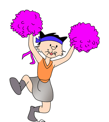 Cheer Leader Coloring Pages