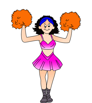 Cheer Girl Coloring Pages