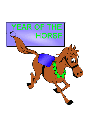 Chinese Year Horse Coloring Pages