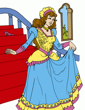 Cinderella Theme Coloring Pages