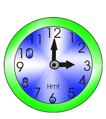 Round Clock Coloring Pages