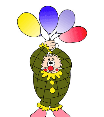 Clown Coloring Pages