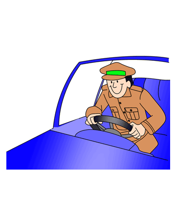 Driver Coloring Pages