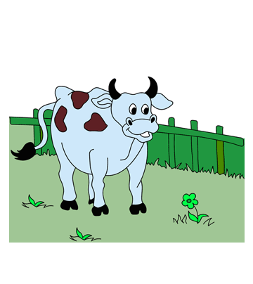 Cow Coloring Pages