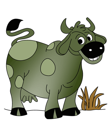 Ugly Cow Coloring Pages
