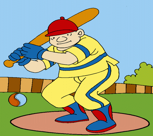 Playing Cricket Coloring Pages