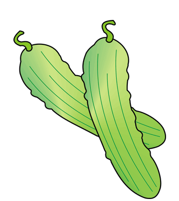 Cucumber Coloring Pages