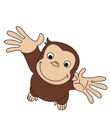 The Curious George Coloring Pages